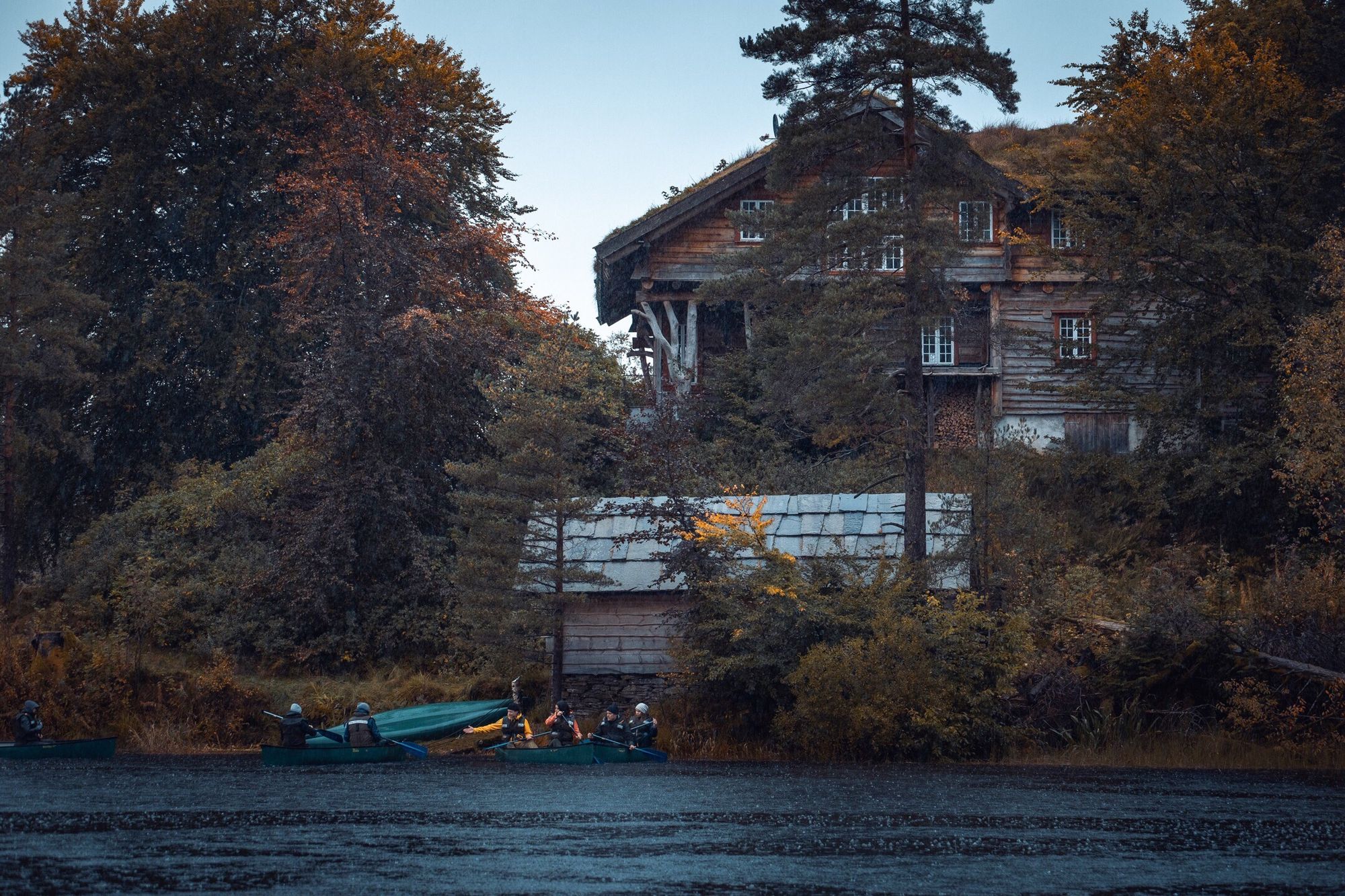 Crew on the water