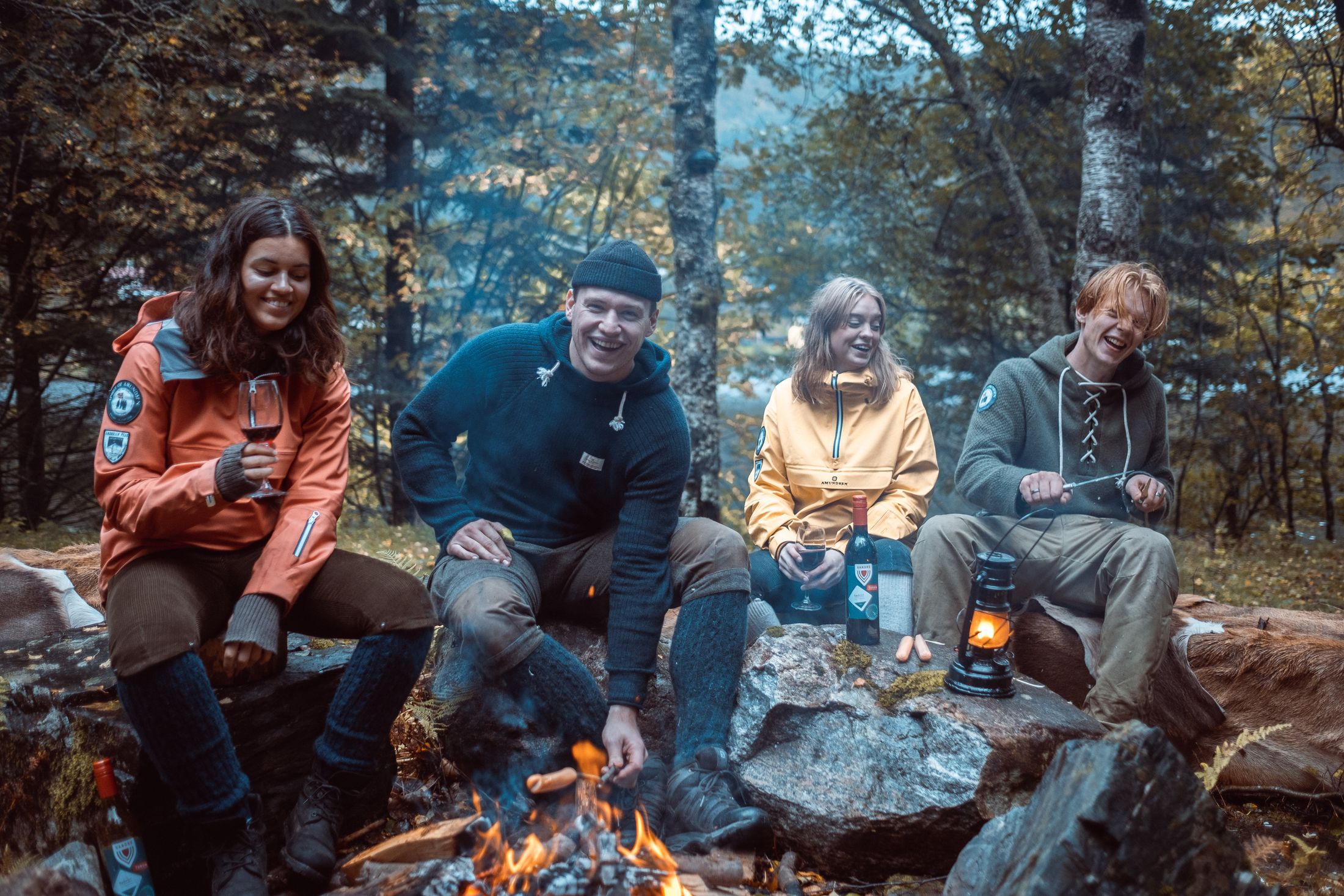Around the fire