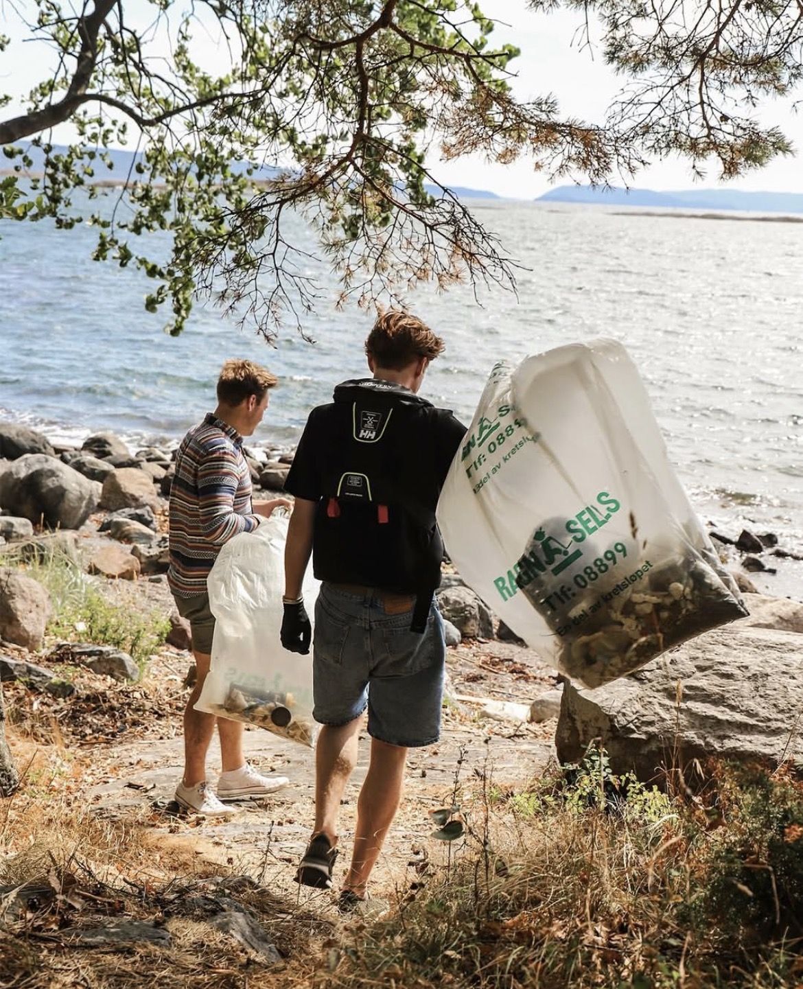 Clearing the shoreline